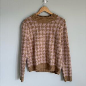 Heartloom Jodene Tan & Pink Sweater